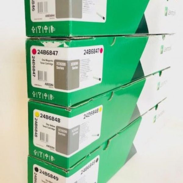 LEXMARK 24B6846 CYAN TONER CARTRIDGE ,XC9235, XC9245, XC9255, XC9265