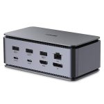 Docking station Lindy, interfete: USB-C la 6x USB-A/ 1x USB-C/1x - imagine 2