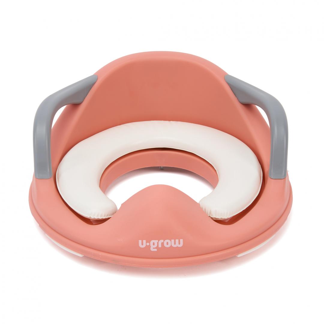overlay_165cdb3052ec4545f78f904f358e128e.jpg Reductor pentru toaleta roz, U-Grow - imagine 1