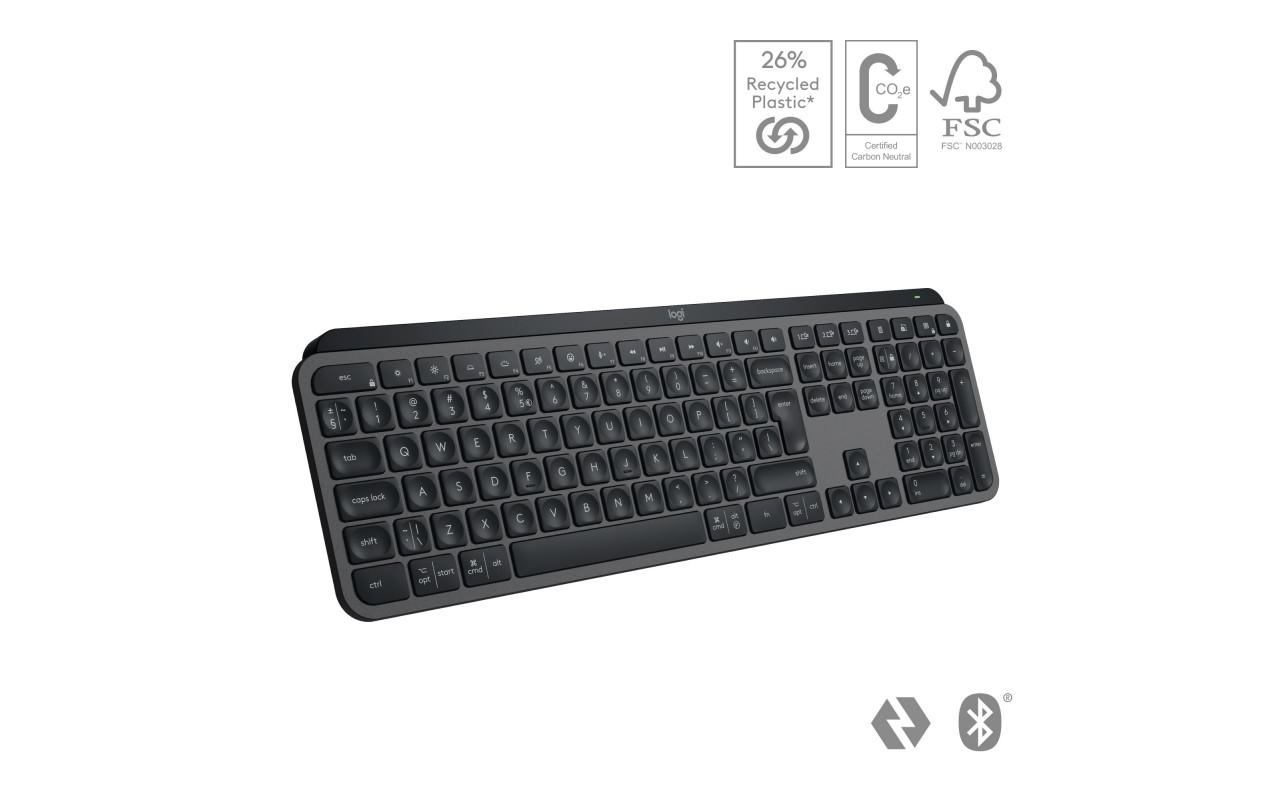 overlay_166ed384813c32e63eabad794fa7a488.jpg Tastatura Logitech MX Keys S, Wireless, Gri - imagine 1
