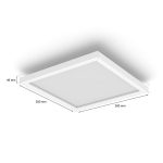 Panou inteligent LED RGB Philips Hue Surimu SQ, Bluetooth, 25W, - imagine 2