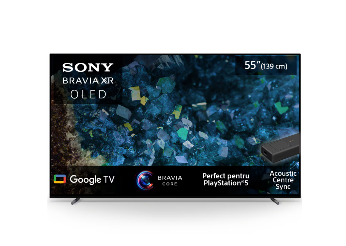 overlay_17162c92b291aaa0b0c5e358f5886475.png Televizor Sony BRAVIA OLED 55A80L, 139 cm, Smart Google TV, - imagine 1
