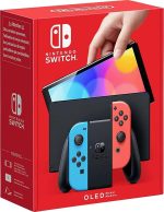NINTENDO SWITCH OLED CONSOLE 7" BLUE/RED - imagine 3