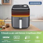 FRITEUZA CU AER CALD HEINNER CRISPSTEAM ELITE HAF-H7DLST1800 - imagine 4