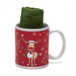 Set cana cu prosop bucatarie Xmas MIX - imagine 2