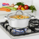 CRATITA INOX CU CAPAC 20x9.5CM, 3L, MIKA - imagine 4