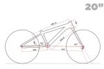 BICICLETA PEGAS MINI DRUMET 20'' NEGRU VERDE - imagine 10