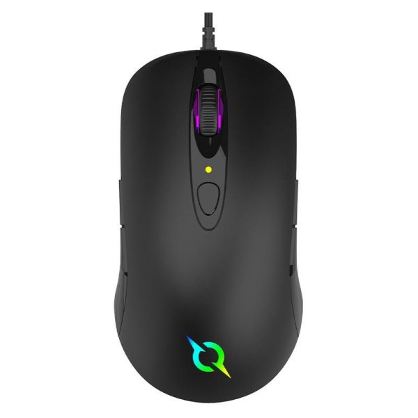 Mouse AQIRYS Orion, cu fir, 10 butoane, interfata USB 2.0