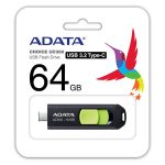 Memorie USB ADATA UC300 64 GB, USB Type-C, Negru