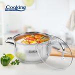 SEMIOALA INOX+CAPAC, 20 X 11.5 CM, 3.6 L, AMIRA, COOKING - imagine 4