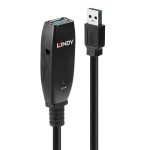 Cablu Lindy 15m USB 3.0 Active Extension Slim, negru - imagine 4