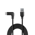 Cablu Lindy 3.2 USB A la USB C, 90°, lunngime - imagine 3