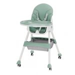 Scaun de masa 2 in 1, pliabil, verde, U-Grow