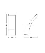 Aplica LED pentru exterior Philips SPLAY, 3.8W, 800 lm, lumina - imagine 3