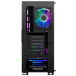 Carcasa nJoy Fort, Mid Tower NEGRU - imagine 4