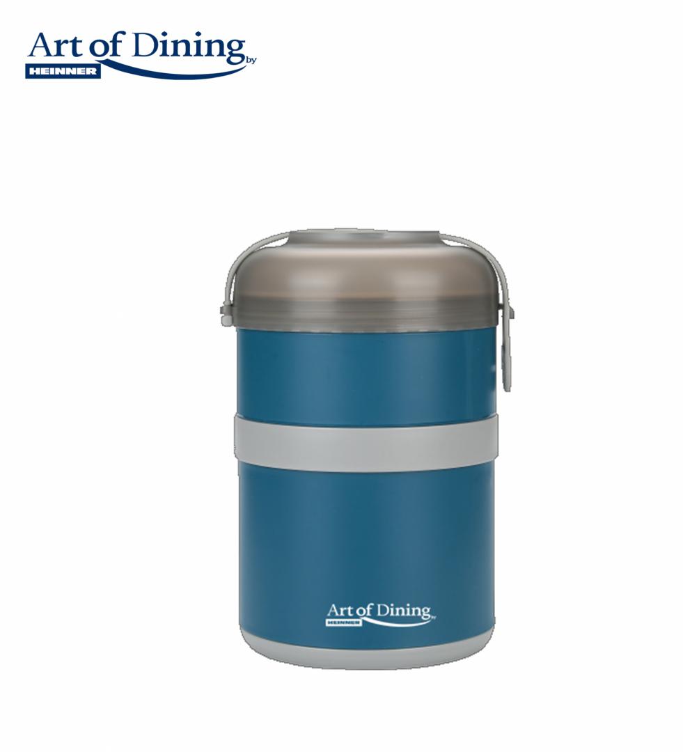 overlay_1b36ba5a3492fe60e5c43e1e7a528100.jpg CASEROLA TERMICA DUBLA 920 ML, LOCA, ART OF DINING, HEINNER - imagine 1