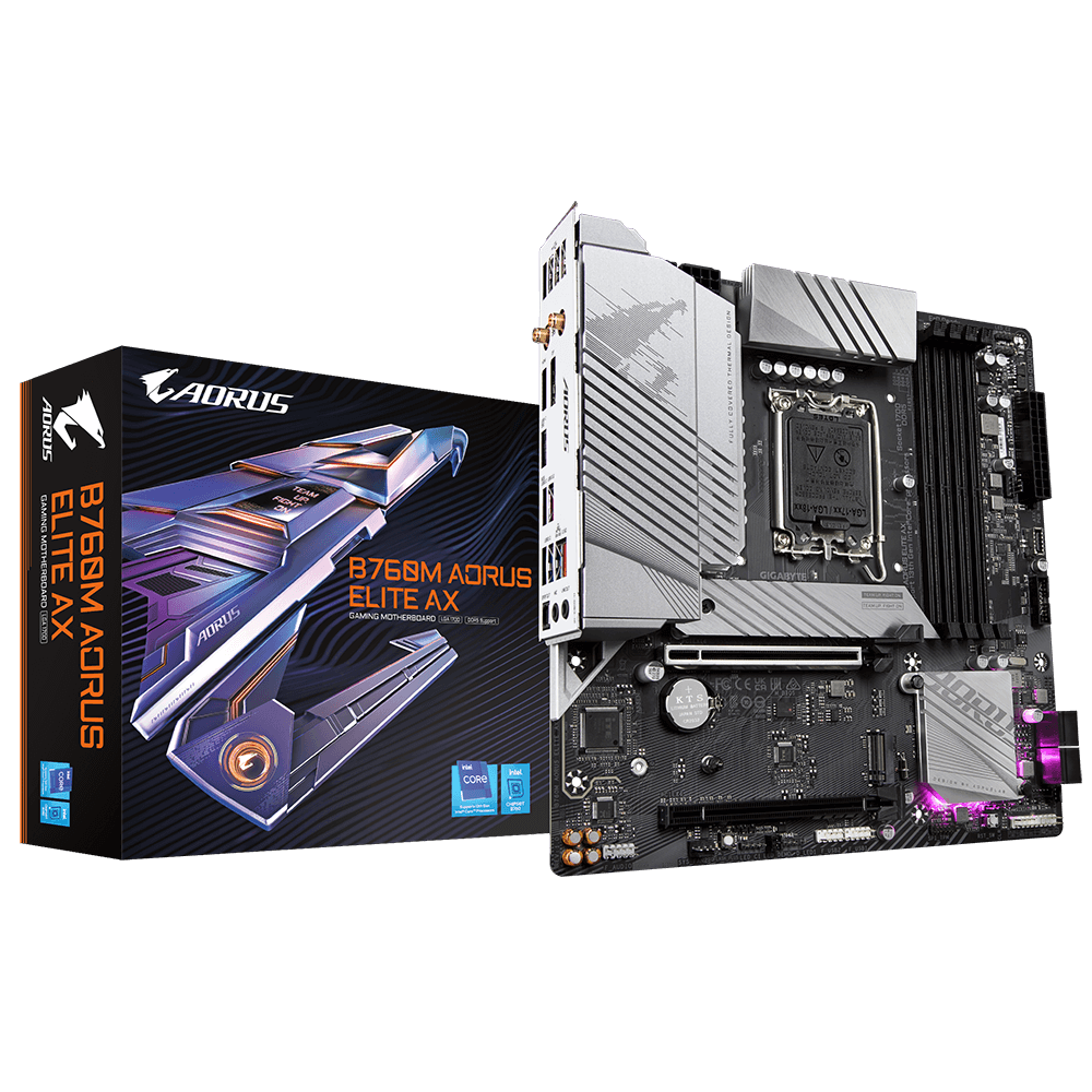 overlay_1b73fbe8111bcda02e40b8789991c024.png Placa de baza Gigabyte B760M AORUS ELITE AX, Socket 1700, - imagine 1