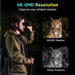 Binoclu cu vedere nocturna AKASO Seemor-200, Zoom 16 x, Rezolutie - imagine 2