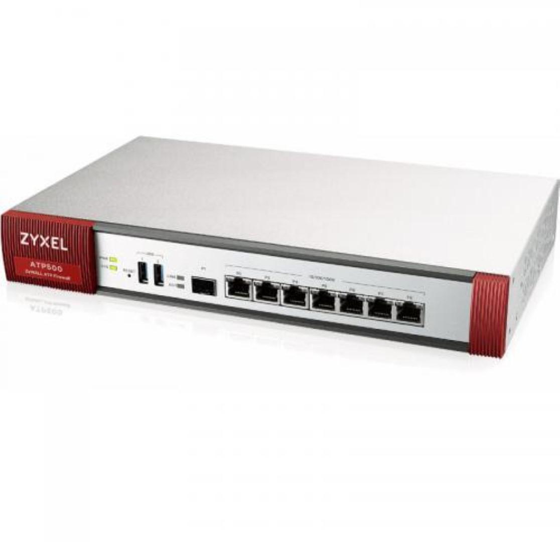 overlay_1bb46026e5e30f8969dbed6054365eb9.jpg Zyxel ZyWALL ATP500 Next Generation Firewall, 7 (Configurable), 1 x - imagine 1