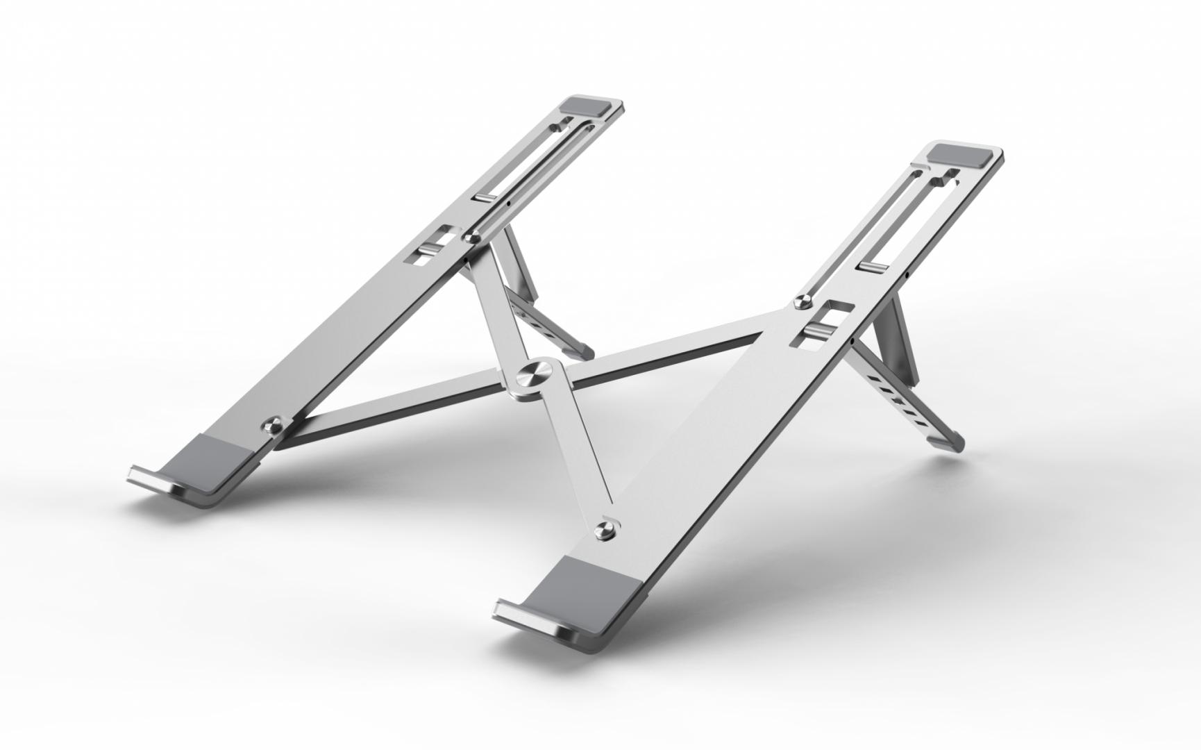 overlay_1bdd35eec9f247ff6a4c42fd6430f212.png Suport laptop Serioux, SRXNCPU6L, material aluminiu, dimensiune deschisă: 197x245x4mm,dimensiune pliată: - imagine 1