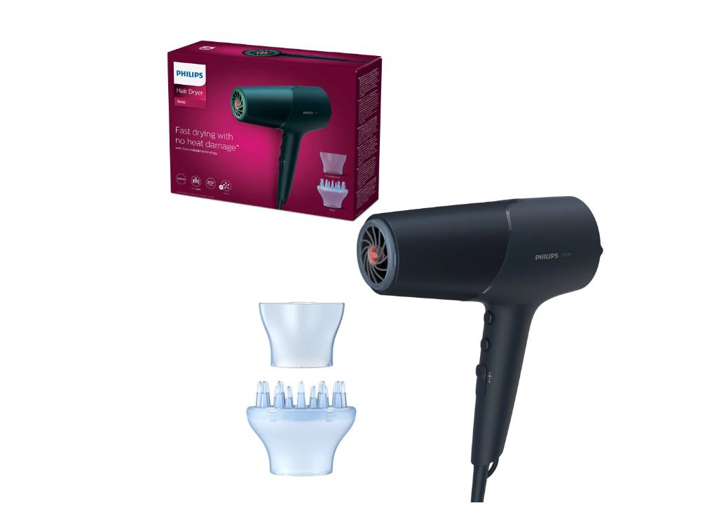 overlay_1c08118a4ee3d38a60980419f0740aa5.jpg BHD512/00 HAIR DRYER 5000, 4XION 2300W, - imagine 1