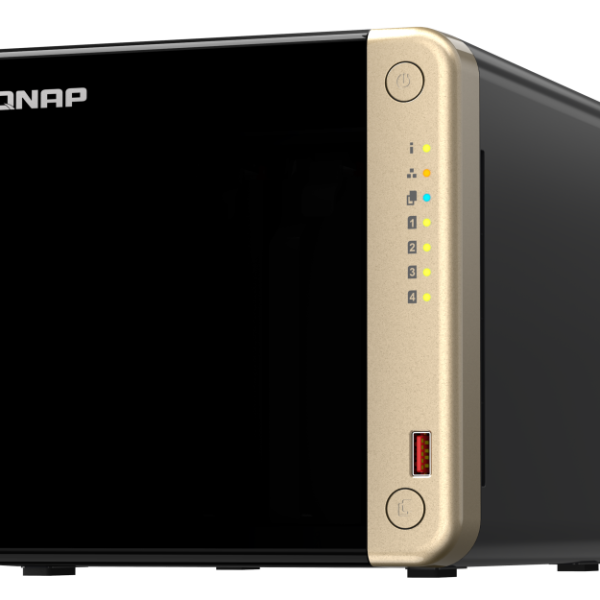 NAS QNAP 464 4-Bay, CPU Intel Celeron N5105/N5095 4-core/4-thread Processor,