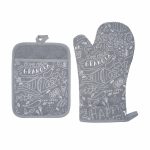 SET BUCATARIE 2 PIESE GRI - imagine 2