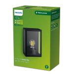 Aplica pentru exterior Philips ALZOR, 1xE27, max 25W, IP44 ,260x170x100mm,