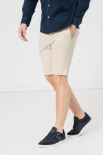 PANTALONI SCURT CASUAL BARBATI BEIGE XXL - imagine 3