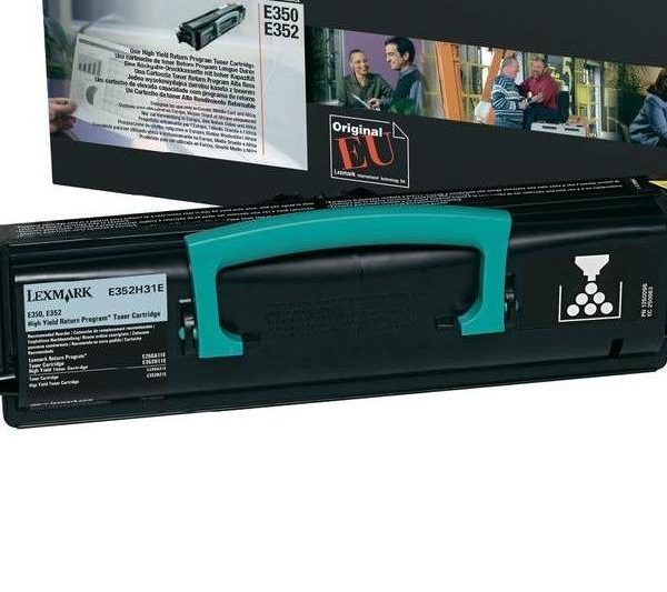 Toner Lexmark E352H31E, black, 9 k, E350d , E352dn