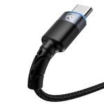 Cablu Tellur USB to Type-C cu LED, 3A, nailon, 1.2m, - imagine 3