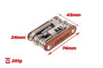 Set scule Pegas 11 in 1 otel Cr-V, imbus 2, - imagine 2