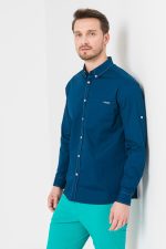 CAMASA CASUAL BARBATI LIGHT NAVY S - imagine 2