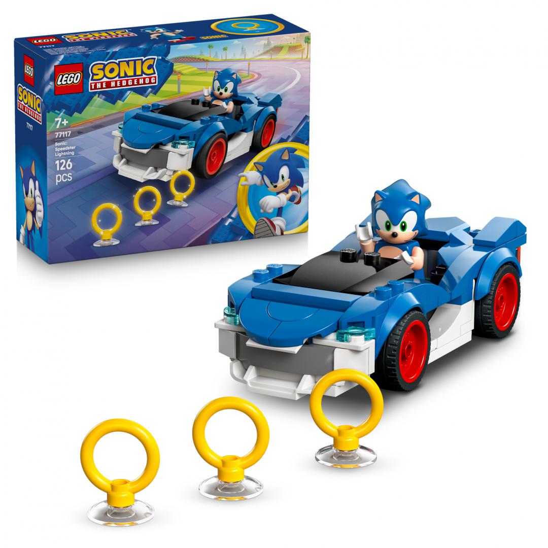 overlay_1d67befbb2235f2567b945a803ed9325.jpg MASINA LUI SONIC: SPEEDSTAR LIGHTNING LEGO77117 - imagine 1
