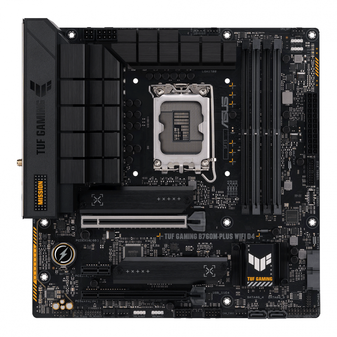 overlay_1d970acc2f688281e5e258f0b0735d9f.png Placa de baza ASUS TUF B760M-PLUS DDR4 WIFI LGA1700 - imagine 1