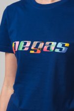 TRICOU  LOGO MULTICOLOR FEMEI  ROYAL BLUE-M - imagine 6