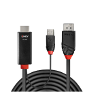 Cablu Lindy 1m HDMI la DisplayPort - imagine 2