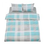 Set de pat king size bumbac,92gsm,Square