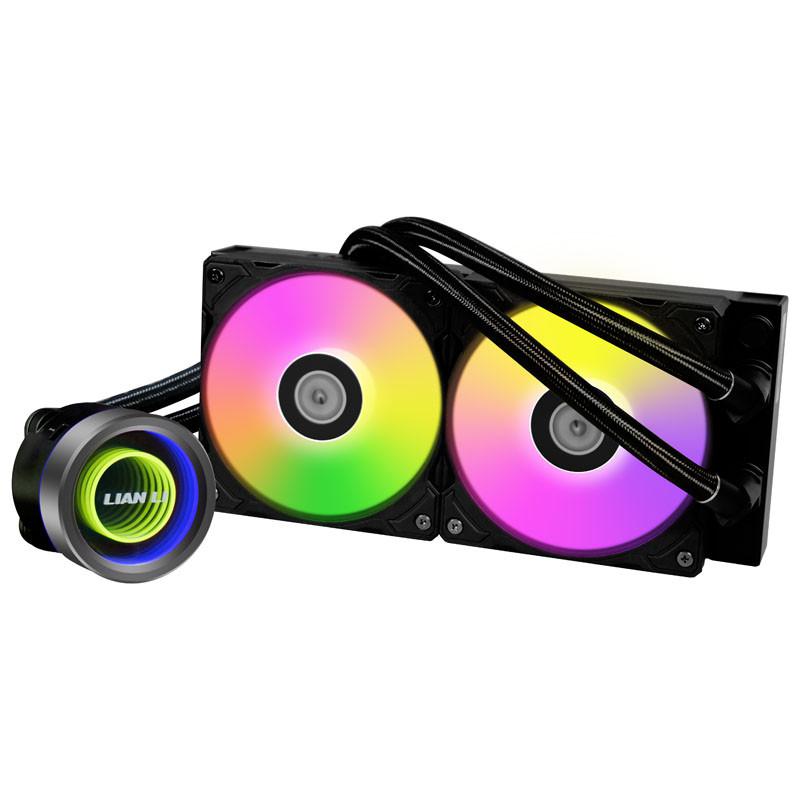 overlay_1eed3259de0b6ad364d6a39c3f76a37a.jpg Cooler Procesor Lian Li GALAHAD II 240 Trinity ARGB NEGRU - imagine 1