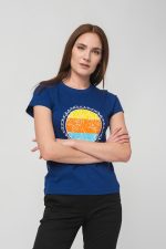 TRICOU  ROATA FAMILIE FEMEI  ROYAL BLUE-L - imagine 5