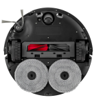 Roborock SAROS 20X, Bagless, Black, Round, Dust bag, 0.259 L, - imagine 3