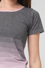 TRICOU PEGAS GREY PINK-XS - imagine 5