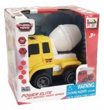 VEHICULE CU FRICTIUNE, SCARA 1/43, 10CM, BETONIERA GALBENA - imagine 2