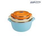 SET 3 CASEROLE TERMICE 2+4+6L,BELLY BLUE, ART OF DINING BY - imagine 3