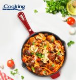 TIGAIE FONTA EMAILATA 26x5CM, RED LINE, COOKING BY HEINNER - imagine 4