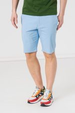 PANTALONI SCURT CASUAL BARBATI BLUE M - imagine 4