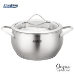 SEMIOALA INOX+CAPAC 20x11 CM, 3.3L, NICOLAI TAND, ORIGINI, COOKING BY