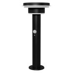 Stalp LED solar pentru exterior cu senzor de lumina si - imagine 3