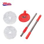 SET CURATENIE CU MOP ROTATIV, CLEAN360, ROSU - imagine 6