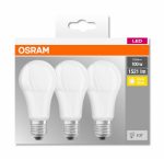 3 Becuri LED Osram Base Classic A, E27, 13W (100W),